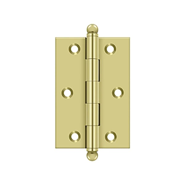 Deltana - 3" x 2" Hinge - w/ Ball Tips - Optional Finish