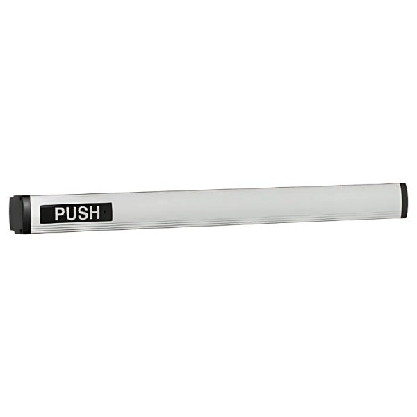 Falcon - 1490 - Concealed Vertical Rod Touchbar Exit Device 36 In. - Exit Only - Electric Latch Retraction - RHR - Satin Aluminum Clear Anodized - US28 Finish