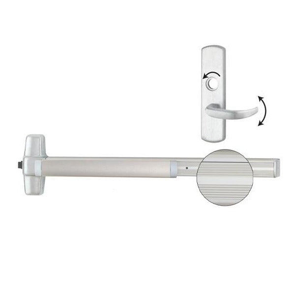 Von Duprin - 99L-17 3 - Rim Exit Device with Classroom Lever - Grooved - Aluminum - 3 Foot