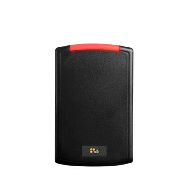 PDK - RED High Security Single Gang Reader - Desfire EV2 - 16V DC (13.56 MHz + Prox)