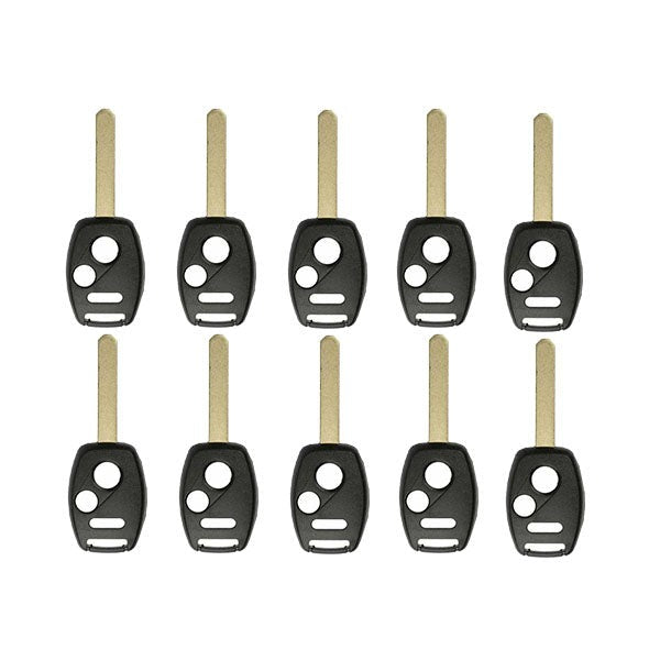 25 x 2002-2014 Honda / 3-Button Remote Head Key Shell / HO01 / OUCG8D-380H-A CWTWB1U545 CWTWBIU545 (RHS-HON-081) (Bundle of 25)