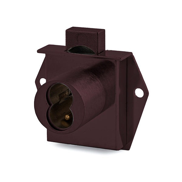 Olympus - 725M - IC Core Mortise Deadbolt Drawer Lock - BEST SFIC - 1-1/16" to Cylinder Length - Standard Length Bolt - Oil Rubbed Bronze - Optional Handing - Optional Key Retaining - Grade 1