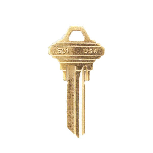 Ilco - SC1-BR SCHLAGE Key Blank - 250 Pack