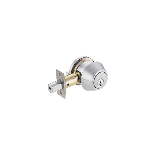 Cal-Royal - CRB800 - Single Cylinder Deadbolt - Satin Chrome - Optional Function - Grade 1