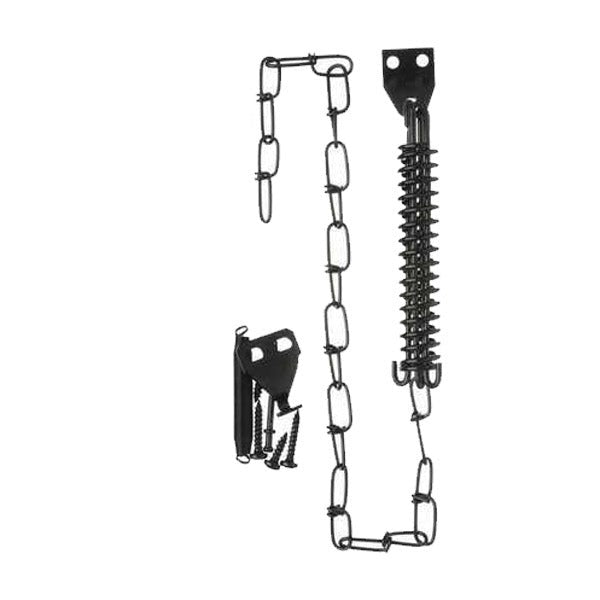 Wright - V11 - Zinc-Plated - Wind Protector Spring and Chain Door Stop - Optional Finish