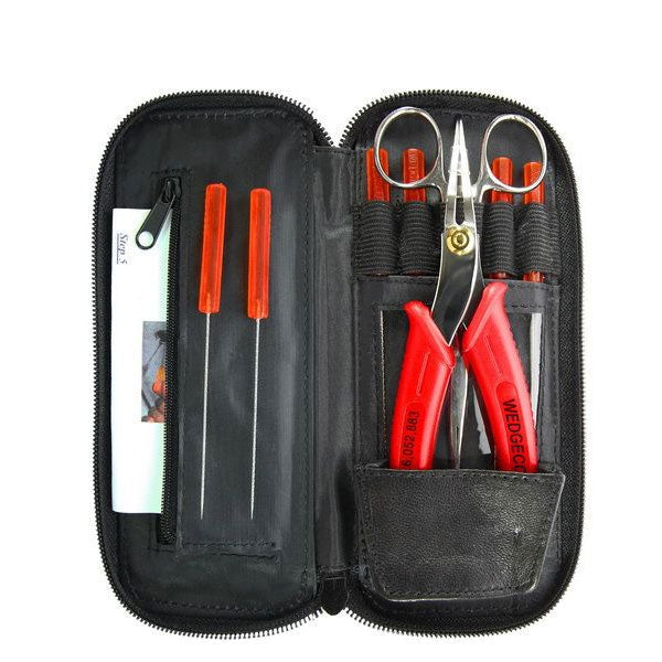 Wedgeco - Broken Key Extractor with Genuine Leather Case - Basic Kit (#5000)