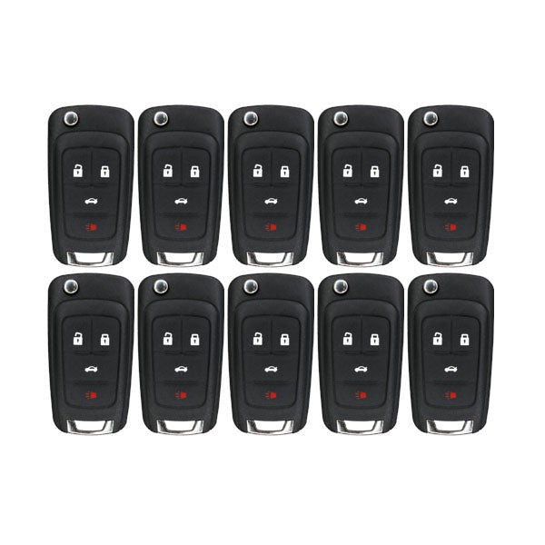 50 x 2010-2019 GM / 4-Button Flip Key / OHT01060512 (46 Chip) (AFTERMARKET) (Bundle of 50)