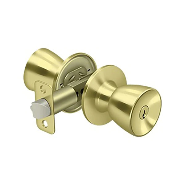 Deltana - St. Thomas Knob Entry - 2-3/8" Backset - 1-3/8" - 2" Door Thickness - Universal Handing - Optional Finish