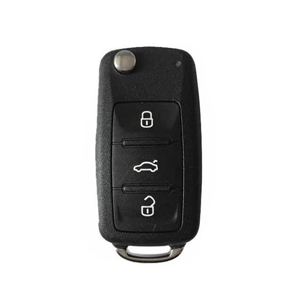 2017-2018 Volkswagen / 4-Button Smart Flip Key / PN: 5KO837202BJ / NBGFS93N / HU66 / MQB / 314 MHz (AFTERMARKET) (PROXIMITY)