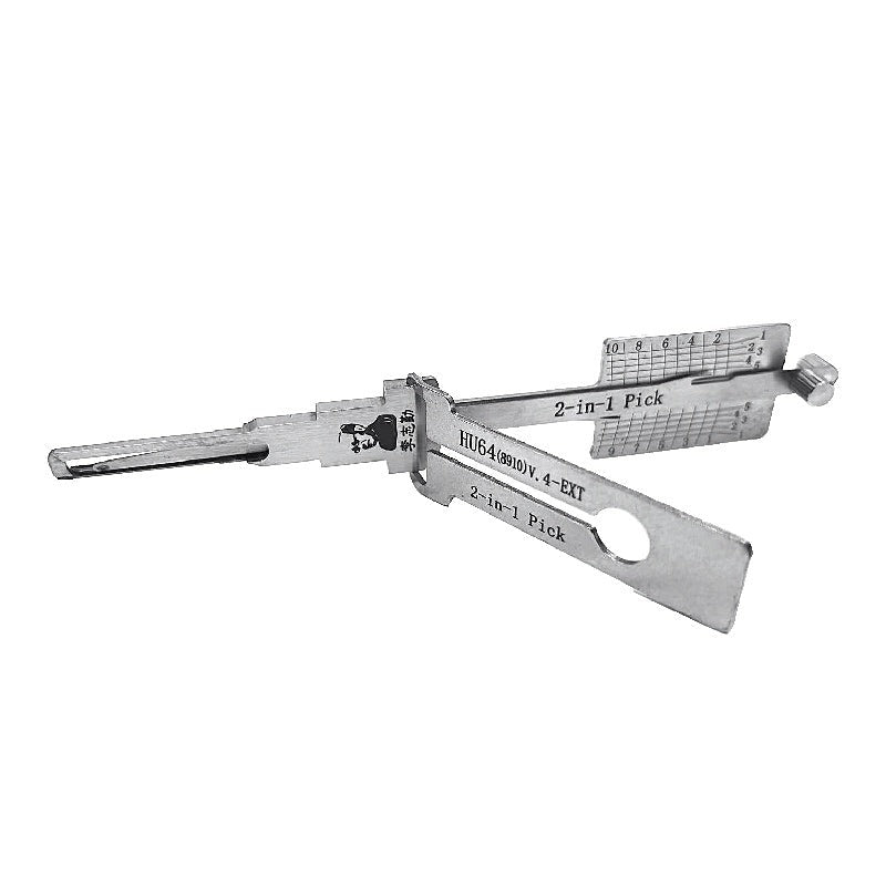 ORIGINAL LISHI - HU64-8910 V4 Mercedes Benz / 10-Cut / 2-in-1 Pick & Decoder / AG / Exterior