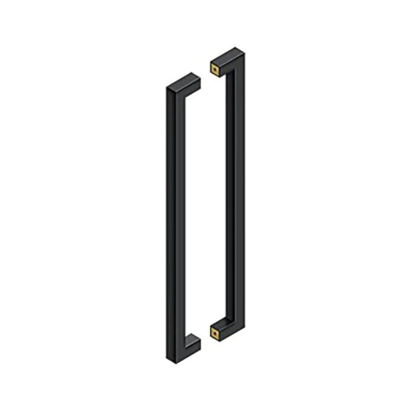 Deltana - 24" Contemporary Pull - Back-To-Back - 1-3/8" - 1-7/8" Door Thickness - Optional Finish