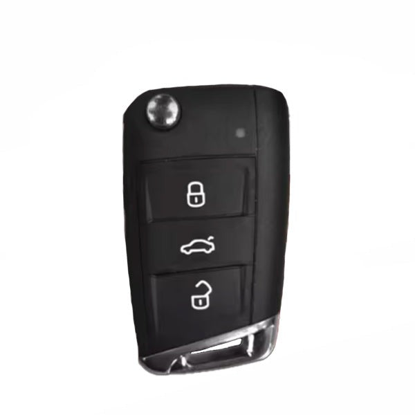 Universal VW MQB5EN Style / 3-Button / Remote Flip Key for VVDI Key Tool – (Wired) (Xhorse)