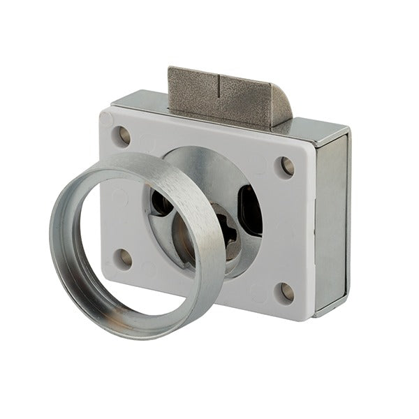 Olympus - SLT - Rim Cylinder Conversion Kit - Satin Chrome - Optional Closing Mechanism