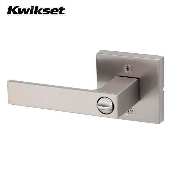 Kwikset - Halifax Lever Set - Square Rose - Optional Finish - Optional Function - SC1 - SmartKey Technology - Grade 2