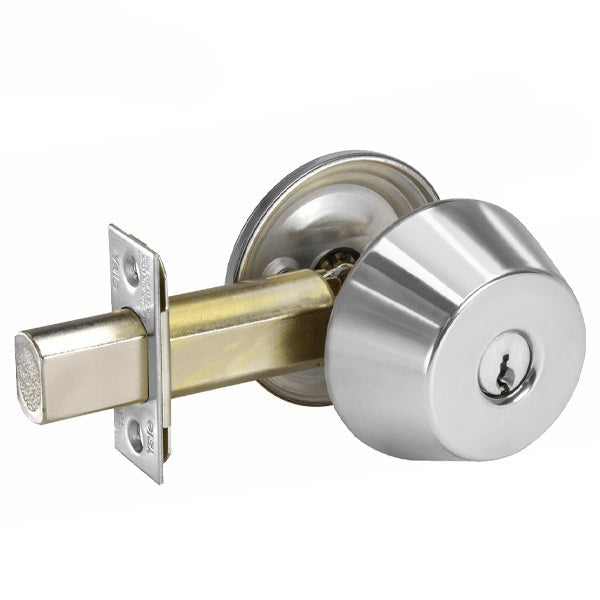 Accentra (Formerly Yale) - D112 - Single Cylinder Deadbolt Satin Chrome - Grade 1