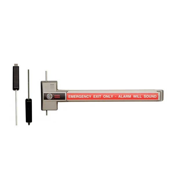 Detex - ECL-230X-TDB-DX1 - 1 Hinge Bolt - Alarmed Deadbolt Panic Device - 3 Point Dead Bolt