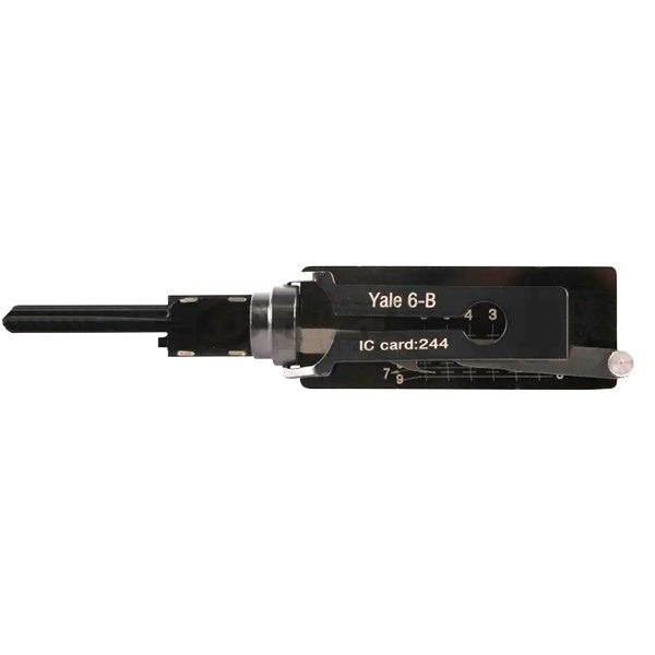 GOSO - AKK Lishi Style 2-in-1 Pick and Decoder - Yale 6B - 6-Pin - European Lock Cylinder