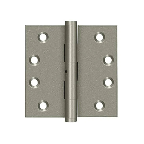 Deltana - 4" x 4" Square Hinges - NRP - Solid Brass - US10WL
