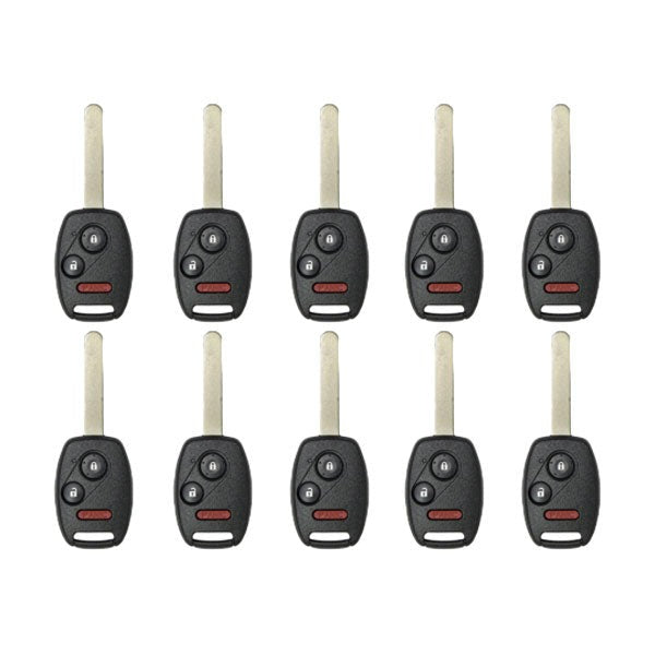 50 x 2006-2017 Honda Acura / 3-Button Remote Head Key / N5F-S0084A (AFTERMARKET) (Bundle of 50)