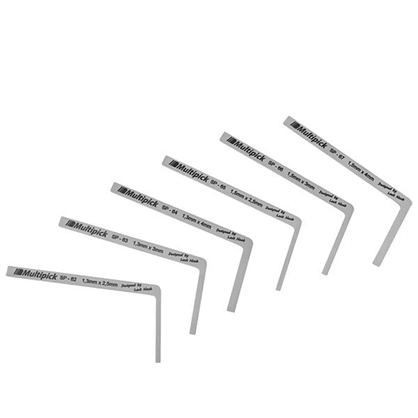 Multipick - Dimple Pin Tension Wrench Set - 6pcs. (3BMS-SET-2)