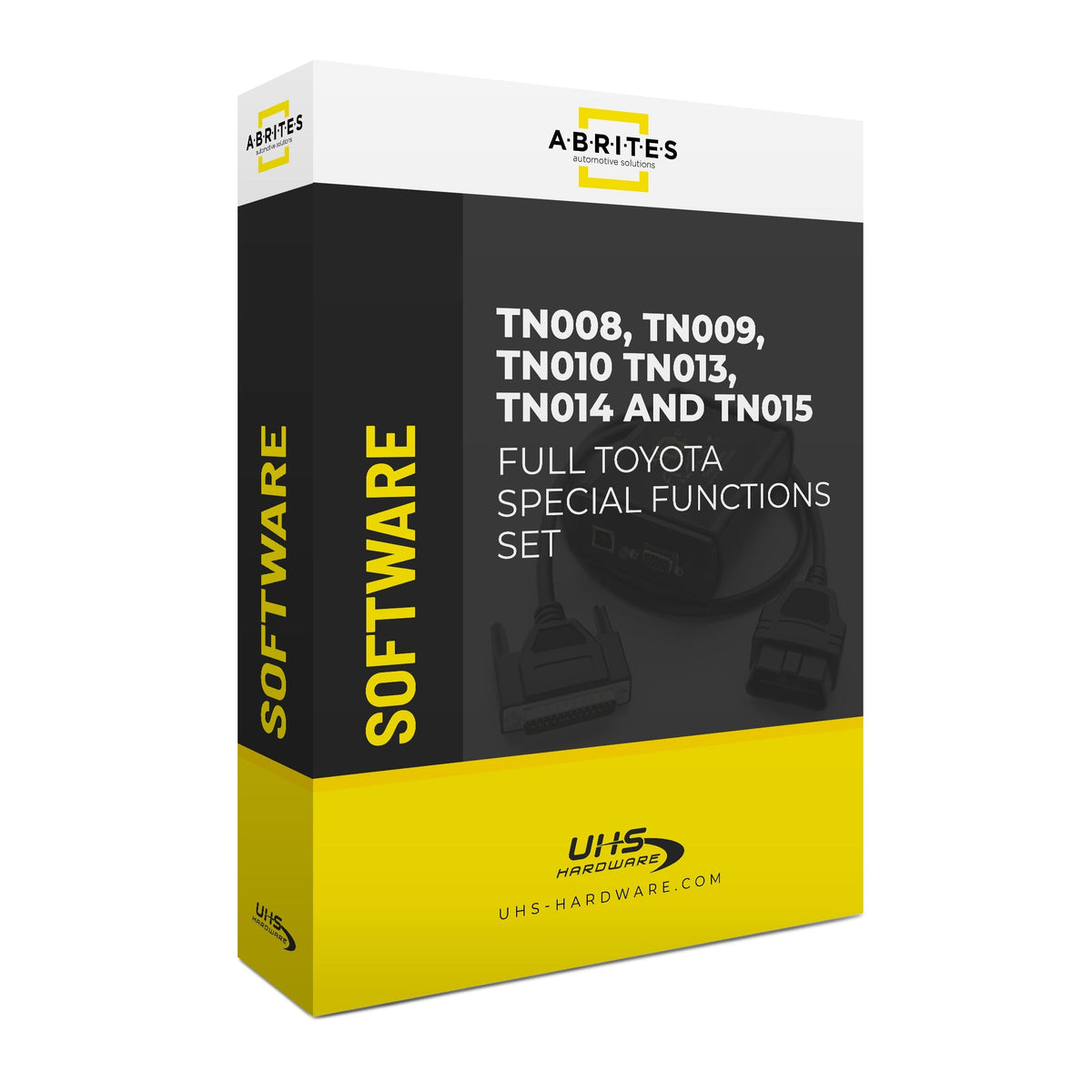 ABRITES - AVDI - TN00F - Full Toyota special functions set TN008, TN009, TN010, TN013, TN014 and TN015