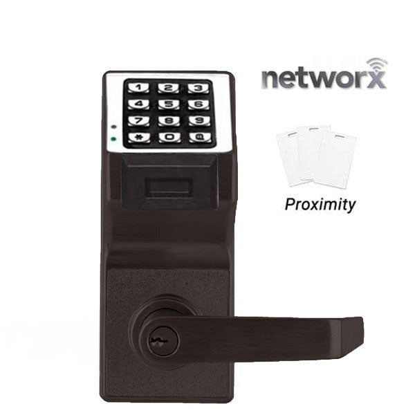 Alarm Lock Trilogy - PDL6100 - Digital PROX Lever Set - Networx - Wireless & Ethernet Feature - 10B - Oil Rubbed Bronze
