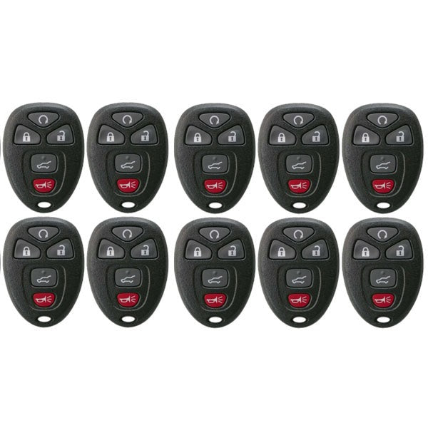 25 x 2007-2017 GM / 5-Button Keyless Entry Remote / PN: 20869057 / OUC60270 OUC60221 (AFTERMARKET) (Bundle of 25)