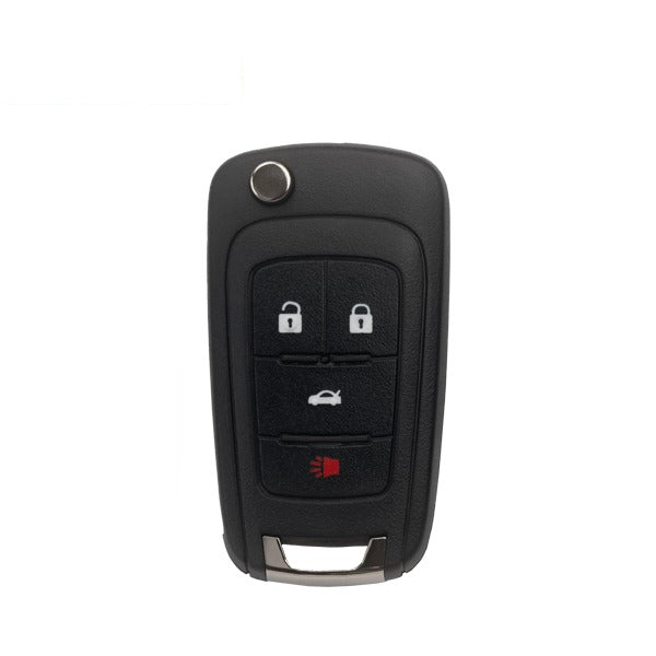 2013 - 2015 Buick / Chevy / GMC / 4-Button Remote Flip Key / PN: FLIP-GM-4B1HS / OHT01060512 (AFTERMARKET)