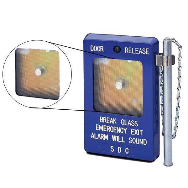 SDC - 491-GL4 - 4 Replacement Glass Plates - For 491 Series Break Glass Emergency Exit