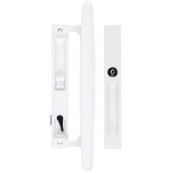 Wright - VK1297WH - Keyed Flush Mount w/ Handle - Patio Door - White