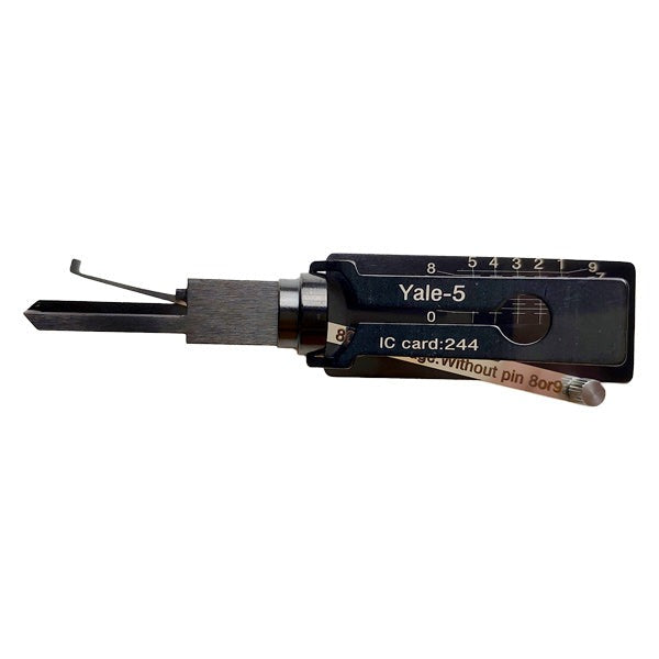 GOSO - AKK Lishi Style 2-in-1 Pick and Decoder - Yale 5 - 5-Pin - Rim Cylinder