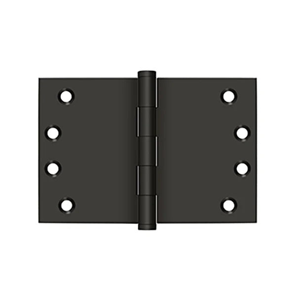 Deltana - 4" x 6" Square Corner Hinge - 0.129 Thickness - Optional Finish