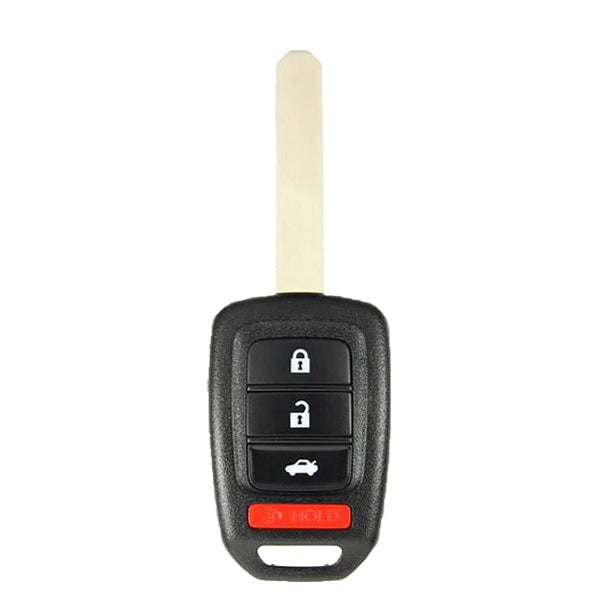 2013-2015 Honda Accord Civic / 4-Button Remote Head Key / PN: 35118-T2A-A20 / MLBHLIK6-1T (OEM Recase)