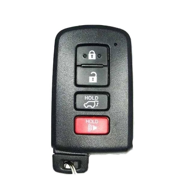 2013-2018 Toyota / 4-Button Smart Key / PN: 89904-0R080 / HYQ14FBA (OEM Recase)