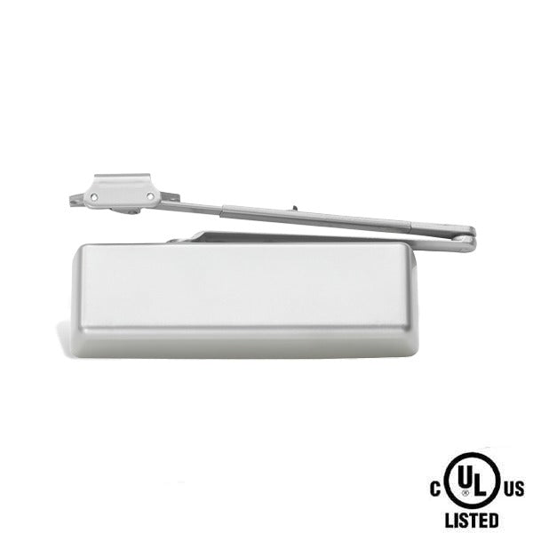 LCN - 4040XP - Hydraulic Door Closer - Regular Arm - Non-Handed - Size 1-6 - Plastic Cover - Aluminum - Grade 1