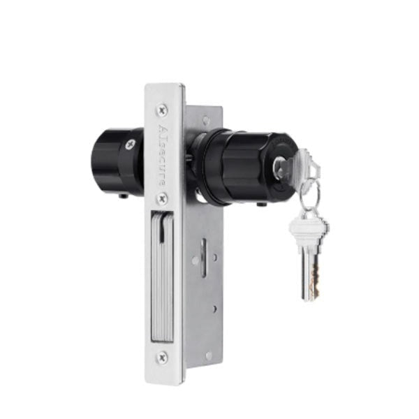 EASILOK - A5 - Single Cylinder Deadbolt Lock - Twist-To-Lock - Storefront - 29mm Backset - Black