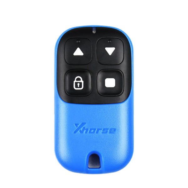 Xhorse - 4-Button Garage Door Remote Blank - Blue Finish (Wired) (XHS-XKXH04EN)