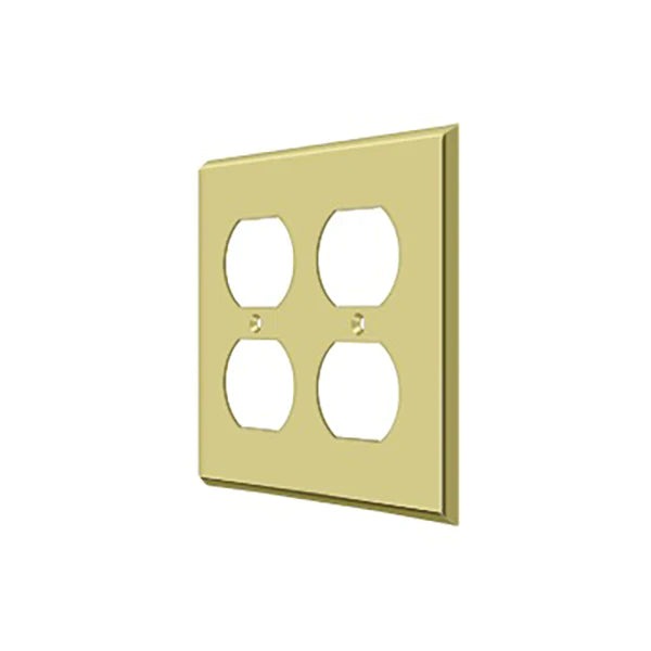 Deltana - Switch Plate - Quadruple Outlet - Optional Finish