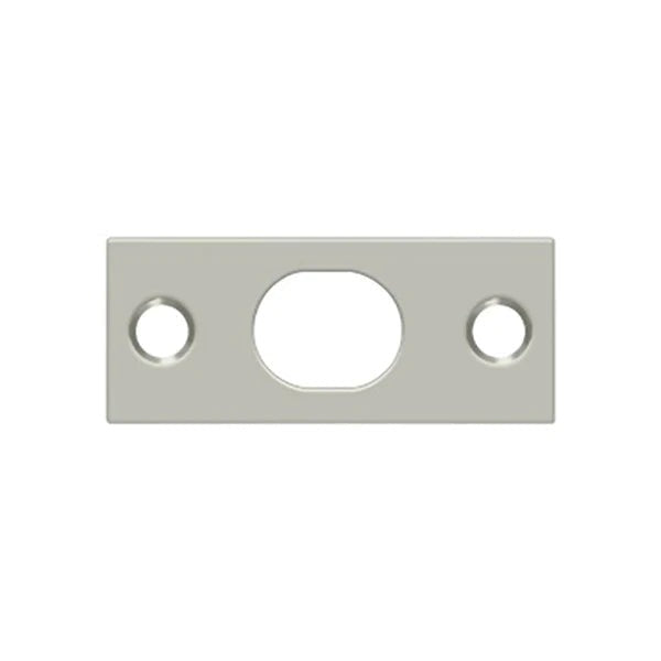 Deltana - Strike Plate For Extension Flush Bolt - Satin Nickel