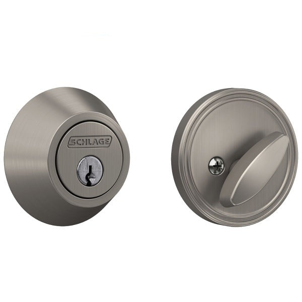 Schlage - JD60 - Single Cylinder Deadbolt Lock - 5-Pin - KA - C-Keyway - Satin Chrome - Grade 1