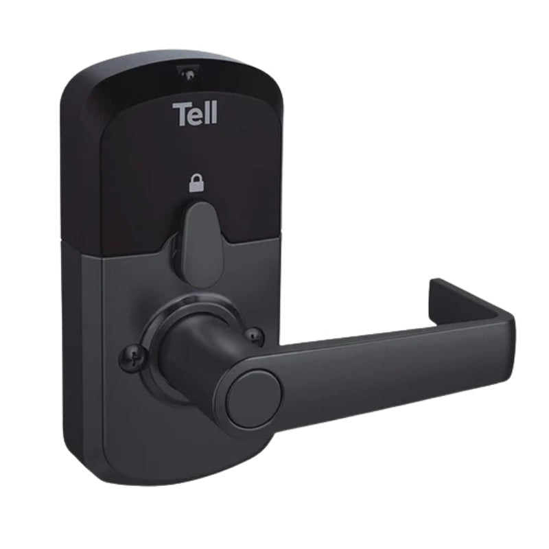 TELL - LE2000 Cortland Lever - Electronic Key Pad - Smart Key Security - SC1 - US19 Black Finish