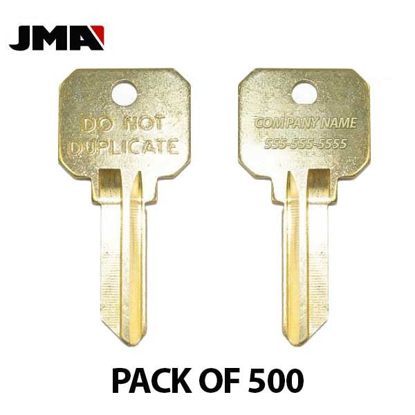JMA - Custom Personalized Engraved - SC1 (Do Not Duplicate) Key Blanks ( PACK OF 500 )