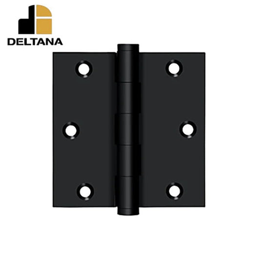 Deltana - 3-1/2" x 3-1/2" Square Hinge - Residential - 0.085 Thickness - Optional Finish