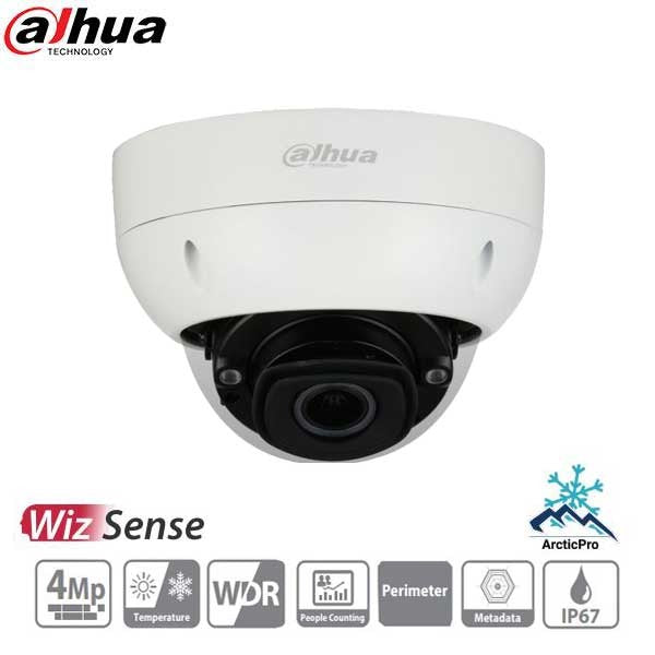 Dahua / IP / 4MP / Network Dome Camera / Motorized Varifocal / 2.7-12mm Lens / Analytics+ / WDR / 40m IR / IP67 / IK10 / ePoE / DH-IPC-HDBW7442HN-ZFR