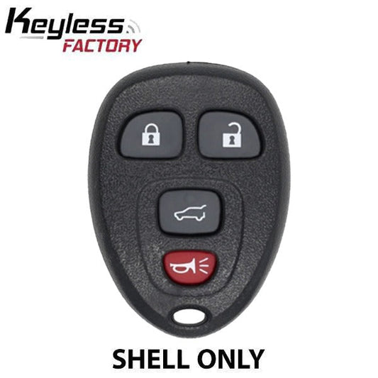 2007-2017 GM / 4-Button Keyless Entry Remote SHELL / PN: 20952476 / OUC60270-21 (AFTERMARKET)