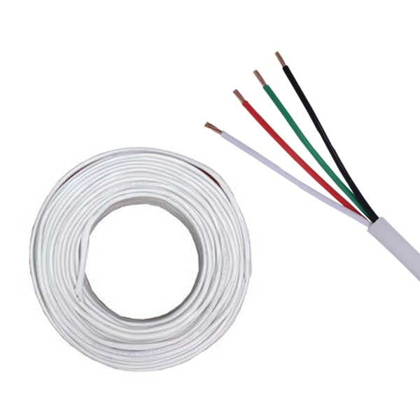 DynoTech - AC224 - 22/4C - Sound / Security - General Purpose Cable - STR - CM - 500ft - White