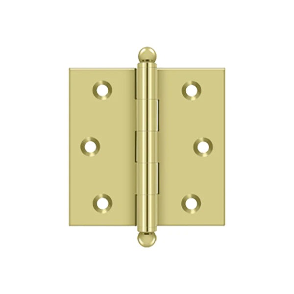 Deltana - 2-1/2" x 2-1/2" Hinge - w/ Ball Tips - Optional Finish