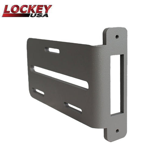 Lockey - SB2900 - Strike Bracket for 2900, 2950 - Silver Powder Coated