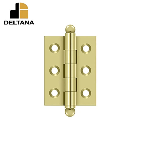 Deltana - 2" x 1-1/2" Hinge - w/ Ball Tips - Optional Finish
