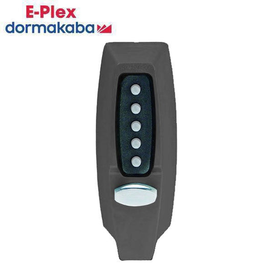 E-Plex - 7108 - Mechanical Push Button Deadbolt Keyless Lock - Thumbturn - Black